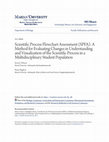 Research paper thumbnail of Scientific Process Flowchart Assessment (SPFA): A Method for Evaluating Changes in Understanding and Visualization of the Scientific Process in a Multidisciplinary Student Population