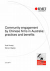 Research paper thumbnail of Community engagement by Chinese firms in Australia: practices and benefits