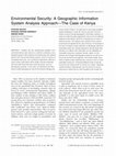 Research paper thumbnail of Environmental Security: A Geographic Information System Analysis Approach—The Case of Kenya