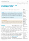 Research paper thumbnail of Doctors’ Knowledge of Viral Haemorrhagic Fevers