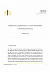 Research paper thumbnail of Medien des Ungehorsams