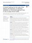 Research paper thumbnail of A research pathway for the study of the delivery and disposition of nebulised antibiotics: an incremental approach from in vitro to large animal models