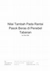 Research paper thumbnail of Nilai Tambah Pada Rantai Pasok Beras DI Penebel Tabanan Bali