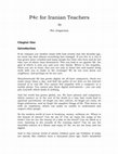 Research paper thumbnail of P4C for Iranian Teachers - Original English Version