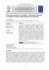 Research paper thumbnail of Viewing the influence of accessibility, information technology on competitive action in small-medium micro-businesses