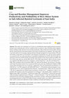 Research paper thumbnail of Crop and Residue Management Improves Productivity and Profitability of Rice–Maize System in Salt-Affected Rainfed Lowlands of East India