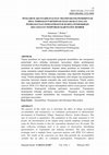 Research paper thumbnail of Pengaruh Akuntabilitas Dan Transparansi Pemerintah Desa Terhadap Partisipasi Masyarakat Dalam Pembangunan Infrastruktur DI Desa Pondokrejo Kecamatan Tempurejo Kabupaten Jember