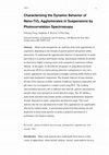 Research paper thumbnail of Characterizing the dynamic behavior of nano-TiO2 agglomerates in suspensions by photocorrelation spectroscopy