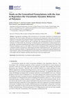 Research paper thumbnail of Study on the Generalized Formulations with the Aim to Reproduce the Viscoelastic Dynamic Behavior of Polymers