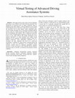 Research paper thumbnail of Virtual Testing of Advanced Driving Assistance Systems