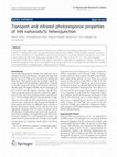 Research paper thumbnail of Transport and infrared photoresponse properties of InN nanorods/Si heterojunction