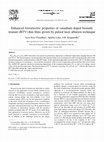 Research paper thumbnail of Enhanced ferroelectric properties of vanadium doped bismuth titanate (BTV) thin films grown by pulsed laser ablation technique