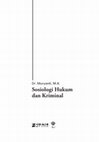 Research paper thumbnail of Sosiologi Hukum dan Kriminal