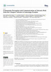 Research paper thumbnail of Community Perception and Communication of Volcanic Risk from the Cotopaxi Volcano in Latacunga, Ecuador