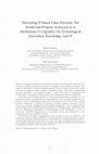 Research paper thumbnail of Harvesting Ip-Based Value Potential: The Intellectual Property Scorecard as a Mechanism to Capitalize on Technological Innovation, Knowledge, and Ip