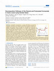 Research paper thumbnail of Decomposition Pathways of the Neutral and Protonated Formamide in Some Lower-Lying Excited States