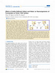 Research paper thumbnail of Effects of Sulfur-Deficient Defect and Water on Rearrangements of Formamide on Pyrite (100) Surface