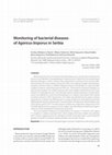 Research paper thumbnail of Monitoring of bacterial diseases of Agaricus bisporus in Serbia