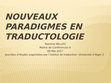 Research paper thumbnail of Paradigmes en traductologie par KELLOU 2017