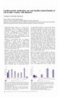 Research paper thumbnail of Cardiovascular medication use and health-related Quality of Life in older women with diabetes