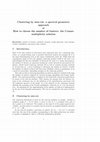 Research paper thumbnail of How to Choose the Number of Clusters: The Cramer Multiplicity Solution