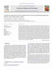 Research paper thumbnail of Comparison and fusion of four nondestructive sensors for predicting apple fruit firmness and soluble solids content