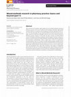 Research paper thumbnail of Mixed-methods research in pharmacy practice: basics and beyond (part 1)