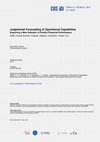 Research paper thumbnail of Judgmental Forecasting of Operational Capabilities: Exploring a New Indicator to Predict Financial Performance