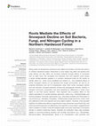 Research paper thumbnail of Roots Mediate the Effects of Snowpack Decline on Soil Bacteria, Fungi, and Nitrogen Cycling in a Northern Hardwood Forest