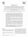 Research paper thumbnail of Association study of candidate gene polymorphisms and obesity in a young Mexican-American population from South Texas