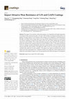 Research paper thumbnail of Impact Abrasive Wear Resistance of CrN and CrAlN Coatings