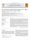 Research paper thumbnail of Effects of land use on soil microbial biomass, activity and community structure at different soil depths in the Danube floodplain