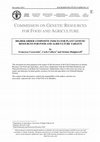 Research paper thumbnail of Higher-Order Composite Indices for Plant Genetic Resources for Food and Agriculture Targets