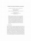 Research paper thumbnail of Parallel Pencil-Beam Redefinition Algorithm