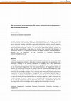 Research paper thumbnail of The economies of engagement: The nature of university engagement in the corporate university