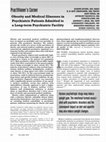 Research paper thumbnail of Obesity and Medical Illnesses in Psychiatric Patients Admitted to a Long-term Psychiatric Facility