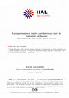 Research paper thumbnail of Laryngectomies et durées corrélatives au trait de voisement en français