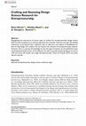 Research paper thumbnail of Crafting and Assessing Design Science Research for Entrepreneurship