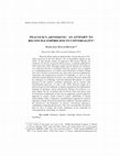 Research paper thumbnail of Peacock’s Arithmetic: an attempt to reconcile empiricism to universality