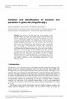 Research paper thumbnail of Isolation and identification of bacteria and parasites in glass eel (Anguilla spp.)