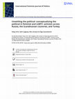 Research paper thumbnail of Unsettling the political: conceptualizing the political in feminist and LGBTI+ activism across Russia, the Scandinavian countries, and Turkey