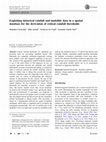 Research paper thumbnail of Exploiting historical rainfall and landslide data in a spatial database for the derivation of critical rainfall thresholds