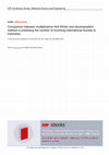 Research paper thumbnail of Comparison between multiplicative Holt Winter and decomposition method in predicting the number of incoming international tourists to Indonesia