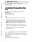 Research paper thumbnail of A Pilot Randomized Controlled Trial to Assess the Impact of Motivational Interviewing on Initiating Behavioral Therapy for Migraine