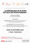 Research paper thumbnail of La République de Platon est-elle un totalitarisme ?