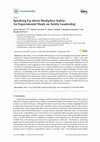 Research paper thumbnail of Speaking Up about Workplace Safety: An Experimental Study on Safety Leadership