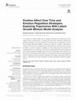 Research paper thumbnail of Positive Affect Over Time and Emotion Regulation Strategies: Exploring Trajectories With Latent Growth Mixture Model Analysis