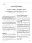 Research paper thumbnail of Prevalência de doenças infecciosas no esporte