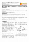 Research paper thumbnail of Study of the Effects of Roll Motion on Transverse Stability of a Small Boat