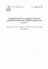 Research paper thumbnail of Regularization for a nonlinear backward parabolic problem with continuous spectrum operator